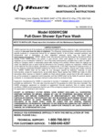 8356wcsm INSTALLATION, OPERATION & MAINTENANCE INSTRUCTIONS