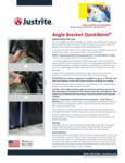 Justrite Angle Bracket QuickBerm Manual Justrite Angle Bracket QuickBerm Manual
