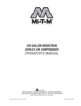 Mi-T-M Air Compressor Manual Mi-T-M Air Compressor Manual