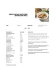 871CON700016 Recipe 871CON700016 Recipe