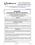 9084 INSTALLATION, OPERATION & MAINTENANCE INSTRUCTIONS 9084 INSTALLATION, OPERATION & MAINTENANCE INSTRUCTIONS