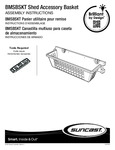 Instructions for assembly 911bmsbstk2 Instructions for assembly 911bmsbstk2