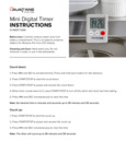 Instructions Instructions
