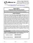 9201e INSTALLATION, OPERATION & MAINTENANCE INSTRUCTIONS