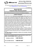 9201efe INSTALLATION, OPERATION & MAINTENANCE INSTRUCTIONS