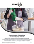 Avamix Immersion Blender Manual