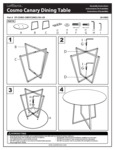 96BDTCN2AUBK_Cosmo Canary Table_Assembly Instructions 96BDTCN2AUBK_Cosmo Canary Table_Assembly Instructions