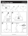 96BTL23SQ_Tool-less Bar Table_Assembly