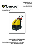 TORNADO 98103 SELF-CONTAINED PULL BEHIND CARPET EXTRACTOR manual