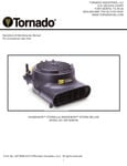Tornado 98778 Windshear Storm 3-Speed Compact Air Mover - 120V manual