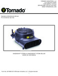 TORNADO 98780 WINDSHEAR STORM 3-SPEED COMPACT AIR MOVER WITH KICKSTAND AND DAISY CHAIN manual