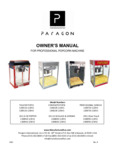 Paragon 8 oz. Popcorn Manual