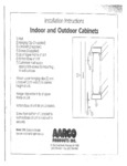 Aaroc Cabinet Instructions