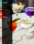 Acopa Deco Glassware Sell Sheet