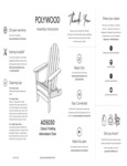 POLYWOOD AD5030 Chairs POLYWOOD AD5030 Chairs