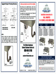 Advance Tabco Wall Mount Manual