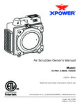 Air ScrubberX-2700?2800?2830 Owner's Manual