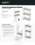 Aluminum Keg Rack Assembly Instructions Spanish