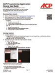 Amana HDC1015 1000W Programming Guide