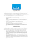Amefa Care Instructions