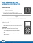 ARTIFICIAL HEDGE MAT ASSEMBLY