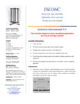 JS036C instructions