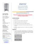 JS052C instructions