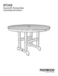 POLYWOOD Round 48 Dining Table