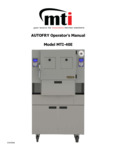AutoFry MTI-40E 6.0 Gallon Double Basket Mobile Automatic Ventless Fryer Manual