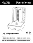Avantco 177VB20_ Gas Vertical Broiler Manual