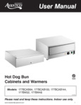 Avantco Bun Warmer Manual
