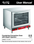 Avantco Countertop Convection Ovens 32M Manual