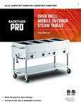 Backyard Pro 554BPGST Steam Table Manual Backyard Pro 554BPGST Steam Table Manual