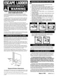 Badger Escape Ladder Manual
