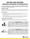 BAF Heater Clearances