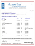Kosher Certification Letter Kosher Certification Letter