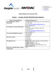 Energizer_199ELN1CR28_Battery Test Summary