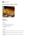 Beyond Meat Popcorn Chicken and Waffles Recipe