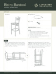 LTS Bistro Barstool Vinyl