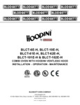 Blodgett Combi Oven BLCT-H Manual