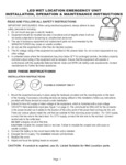695EMLITSTL2 Instructions
