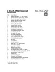 BMD745ANSI Contents List