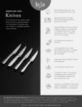 Bon Chef Knives Care Guide