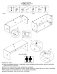 Boss N111 Credenza Shell Assembly Instructions