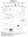 Boss N135 N136 Oval Conference Table Assembly Instructions