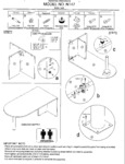 Boss N147 Bullet Desk Assembly Instructions