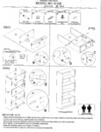 Boss N156 N158 Bookcase Assembly Instructions