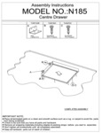 Boss N185 Center Drawer Assembly Instructions