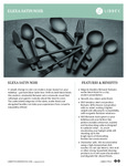 Libbey_Elexa Noir_Sell Sheet