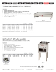 American Range Jet Burn Wok Ranges Brochure American Range Jet Burn Wok Ranges Brochure